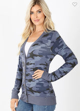 Load image into Gallery viewer, Camo Me Cardigan
