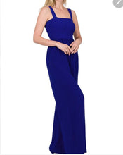 Load image into Gallery viewer, Brunch Moments Jumpsuit  (Bright Blue)
